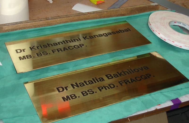 doctor-plaque-engraved-paint-filled
