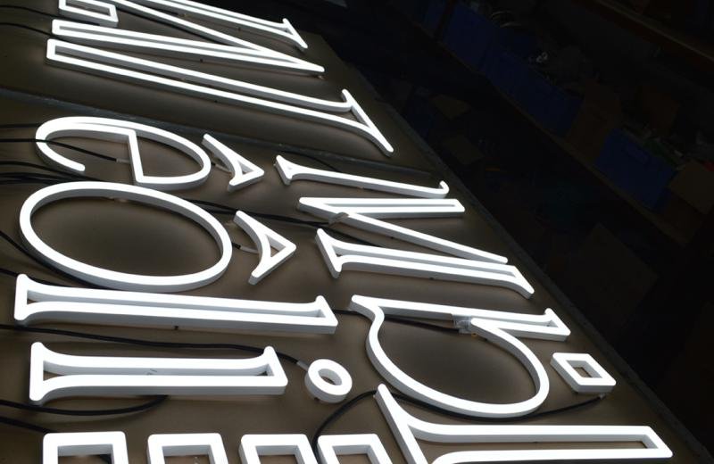white-raised-acrylic-letters-glowing