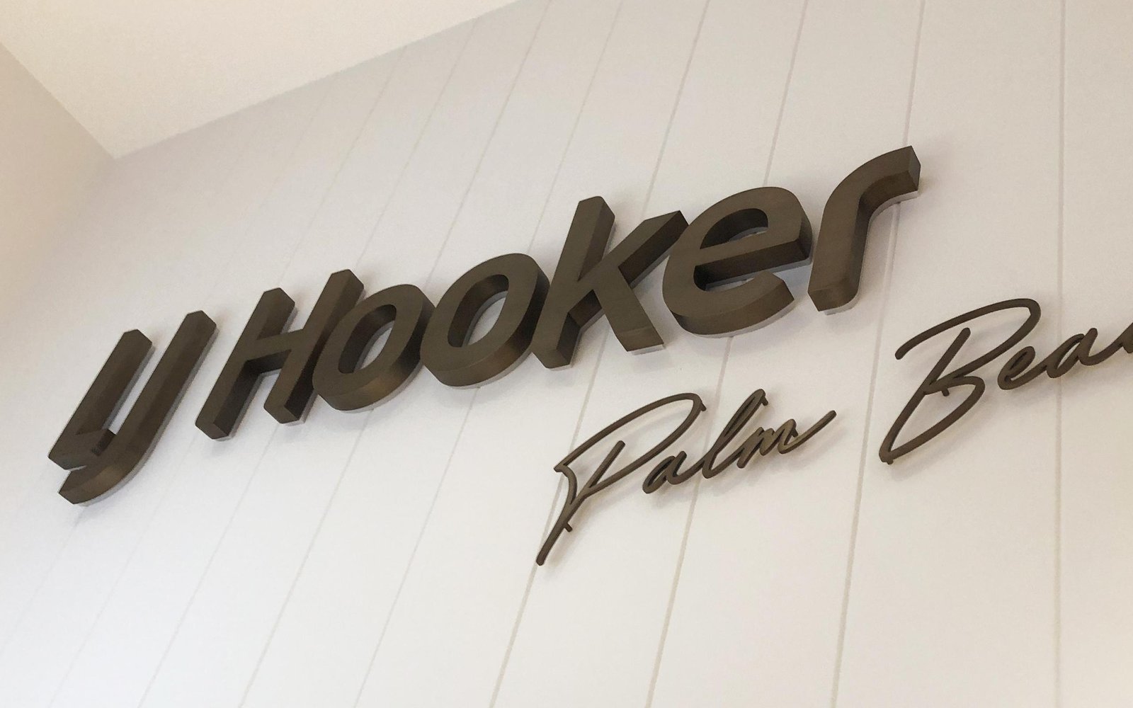 LJ_Hooker Palm Beach Metal Aged Bronze Fabricated Letters