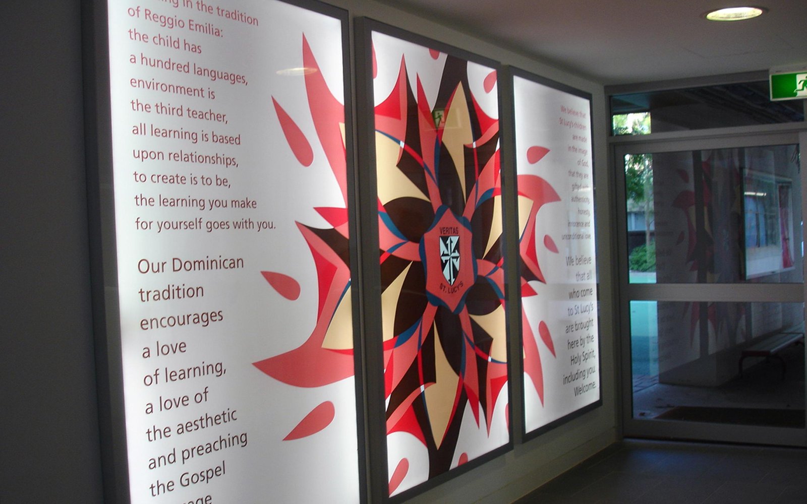 Large Slim Line Light-boxes installed