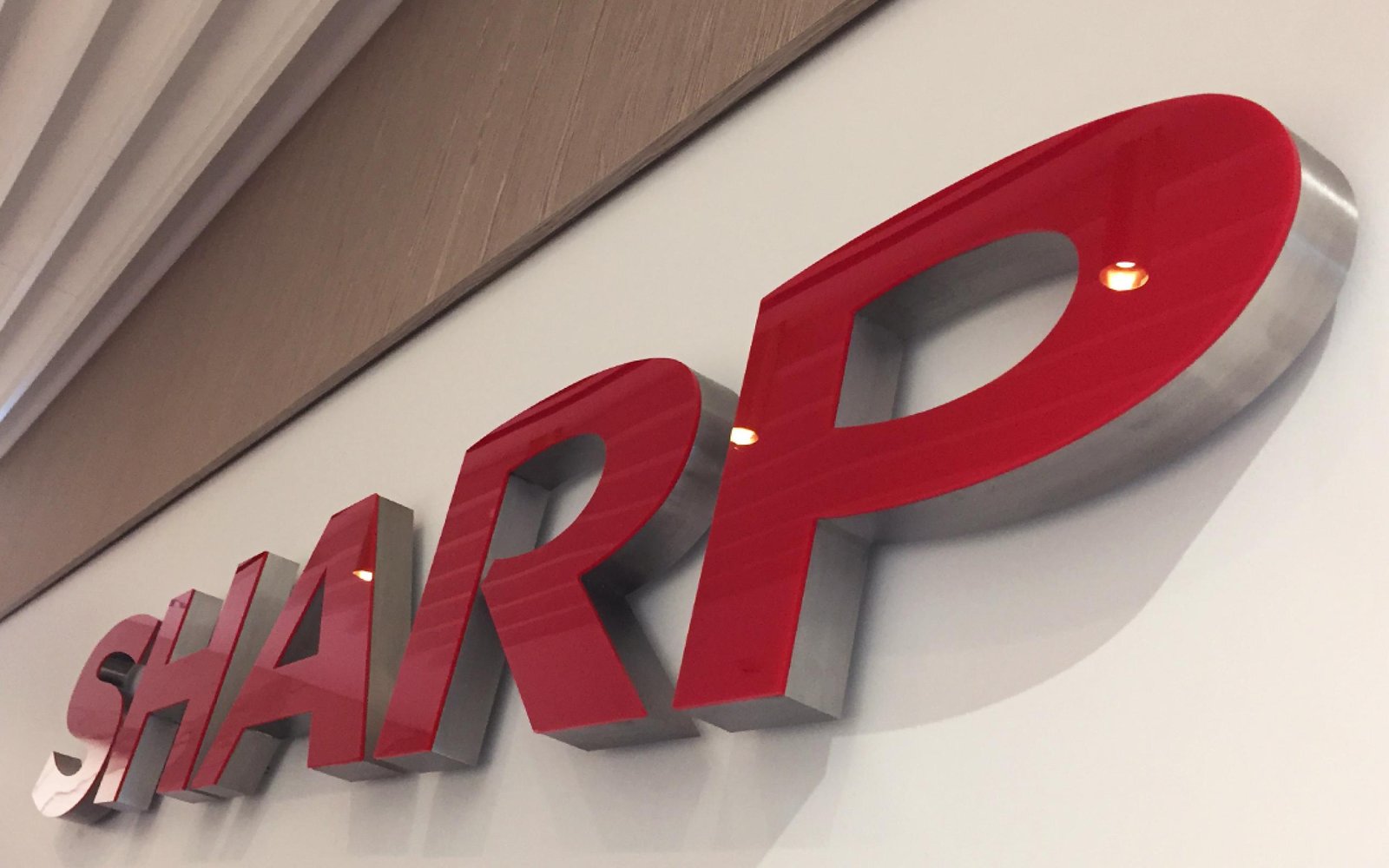 sharp-feature-wall-logo-sign